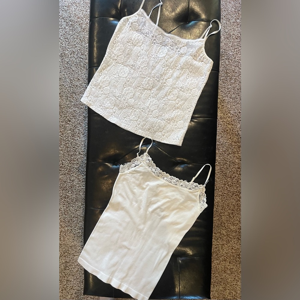 NWOT~2 DECORATIVE TANK TOPS